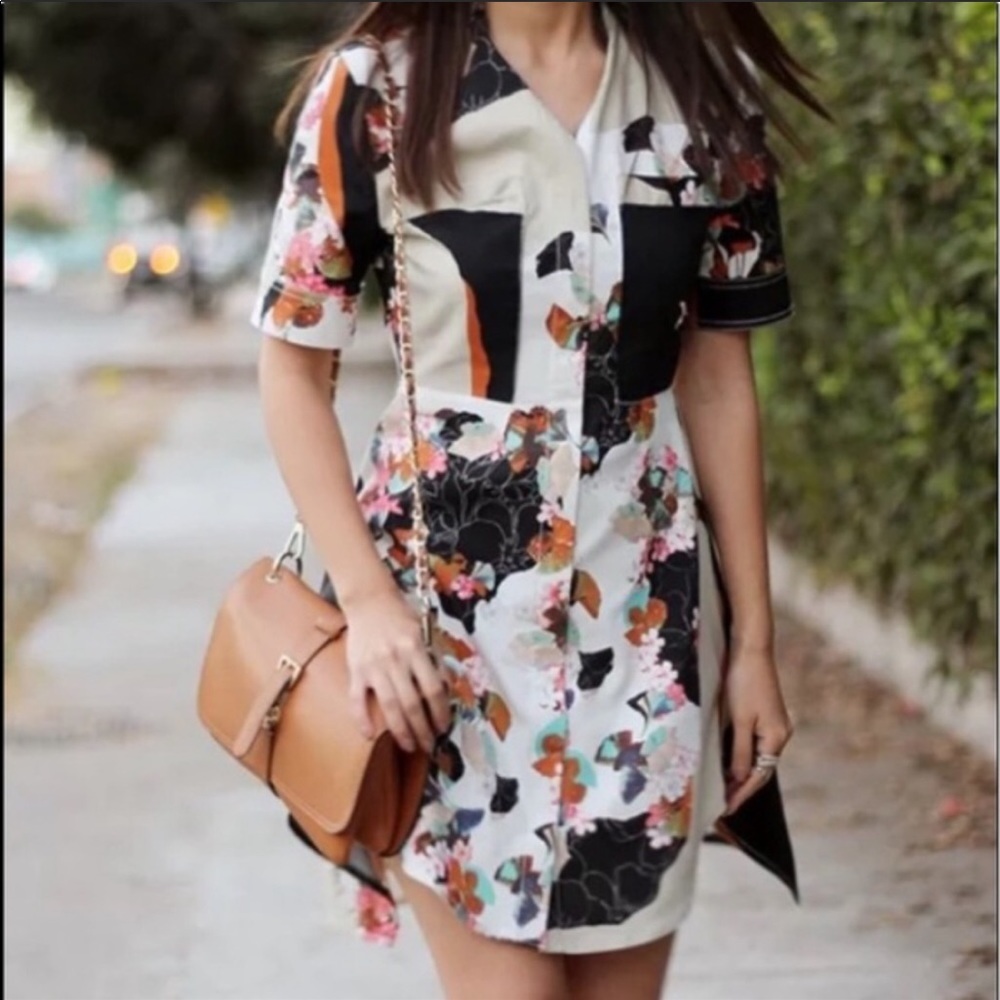 NWT Phillip lim floral shirt dress